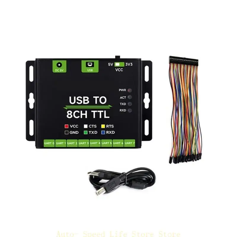 

02DA USB to 8-way TTL UART Communication Converters Industrial