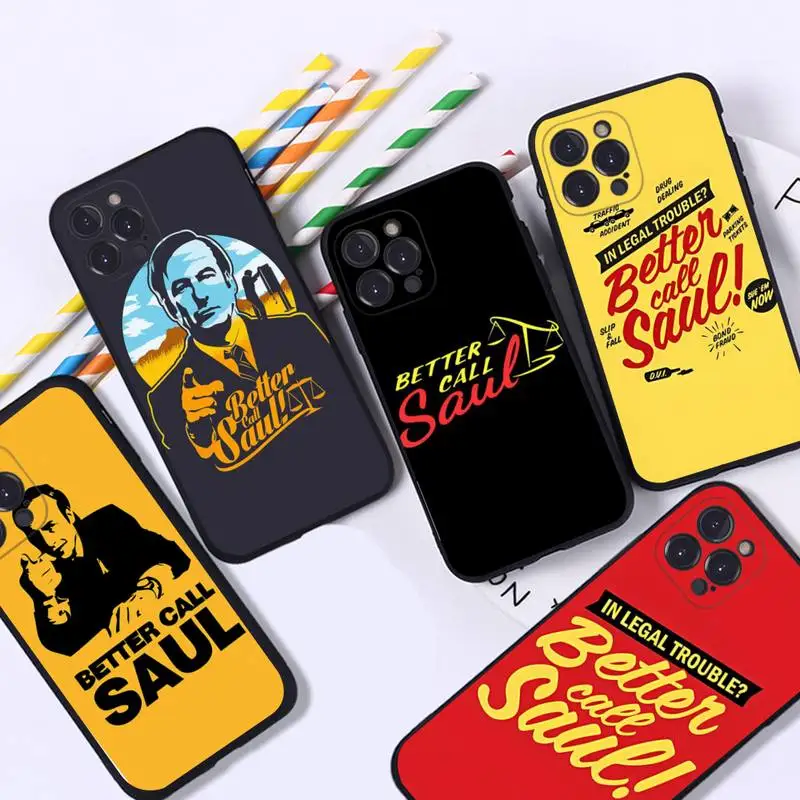 Better Call Saul Phone Case For iPhone 8 7 6 6S Plus X SE 2020 XR XS 14 11 12 13 Mini Pro Max Mobile Case