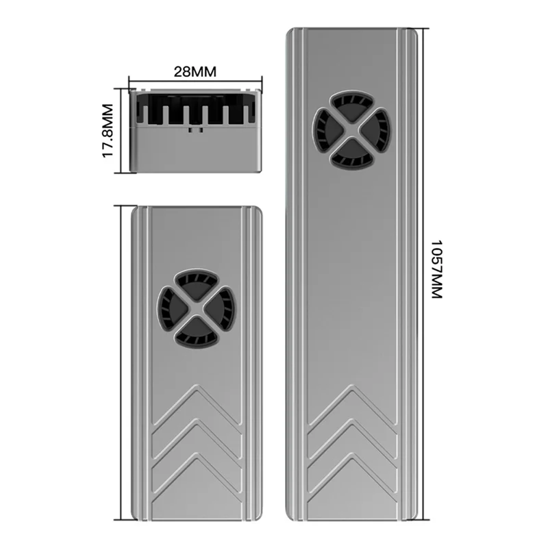 Nieuw! ! Nieuwe 20G M.2 Solid State Drive Box NGFF-NVME Dual Protocol Externe Lezen Notebook Mobiele Telefoon Kantoor Gebruik