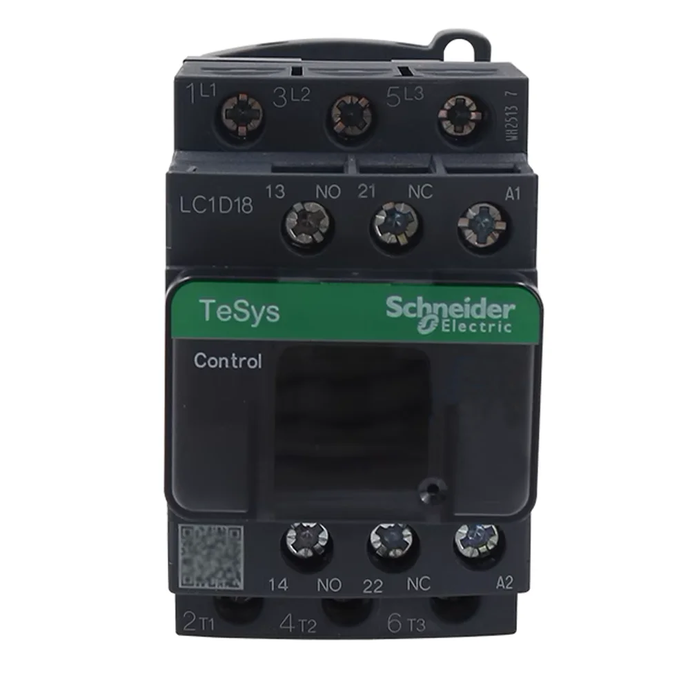 100% Original Control Schneider Electric LC1D18M7C Voltage Relay 220V 380V 110V AC Door Contactor 18A LC1-D18M7C Standard TeSys