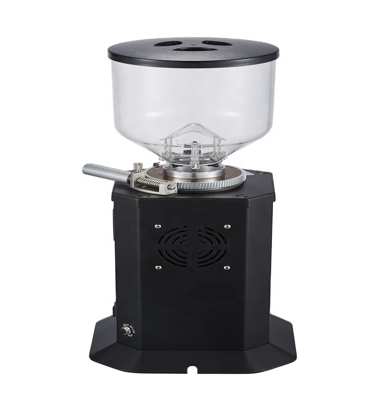 74mm Cast Steel Flat Burr 500W 1L Hopper Espresso Automatic Grinding Machine coffee grinders