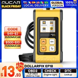 DollarFix EF18 OBD2 Scanner DTC Lookup Car Scan Tools Car Code Reader  Auto Scanner Check Engine PK ELM327 Lifetime Free