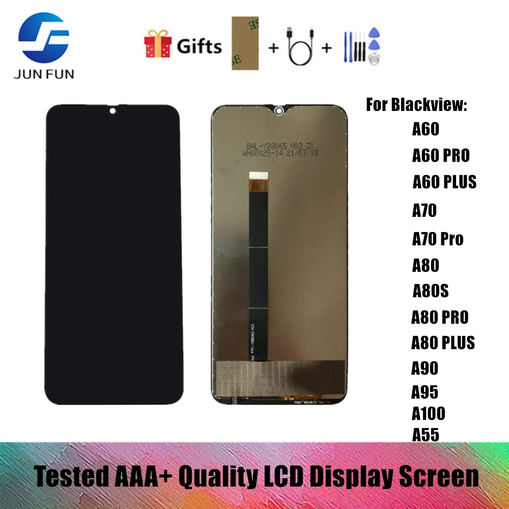 

LCD For Blackview A60 A90 Display Touch Screen Replacement Parts For A70 A80 Pro LCD Display A80 Plus A55 A95 A100 LCD