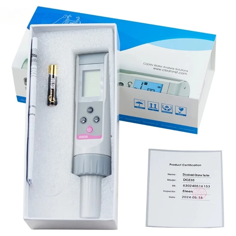

ozone sensor handheld meter dissolved ozone tester generator gas analyzer for water in stock ozone plasma pen DOZ30