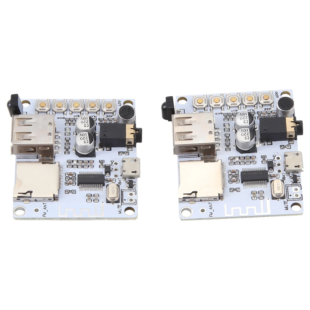 2 Stück Bluetooth-Audio empfänger modul Funkmodul Auto verlustfreier Lautsprecher verstärker modifiziertes Bluetooth 4,1 Board-Modul