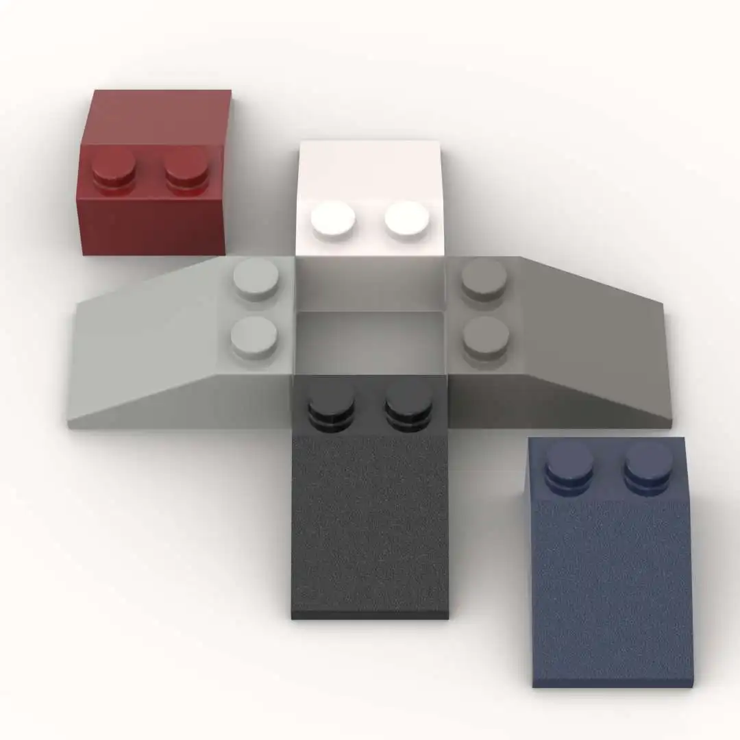 10 pièces pièces plaque 3298 pente 33 3x2 château maison particules Puzzle blocs de construction 100% Compatible briques à monter soi-même jouets