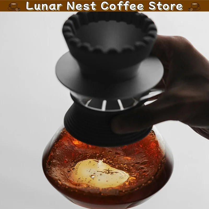 In Stock Mhw 3bomber Aroma Kettle Coffee Sharing Carafe 500ml Borosilicate Glass Pour Over Drip Coffee Server Pitcher Foar Home - view 5