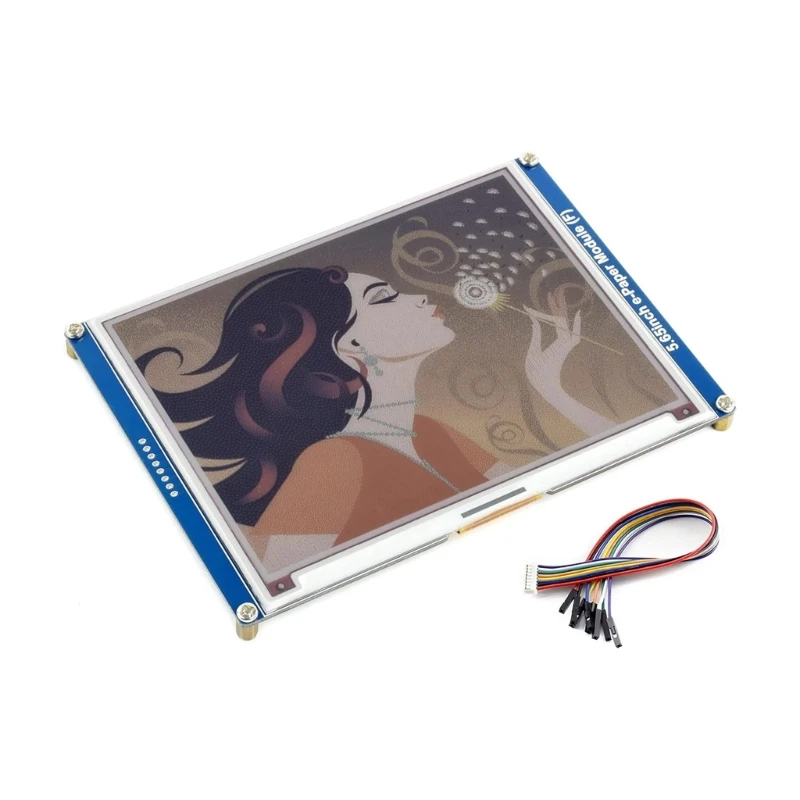 For RaspberryPi4B 3B+ 5.65 Inch lectronic Paper Color Screen Acep7-Color Spi Communication Low Power Display