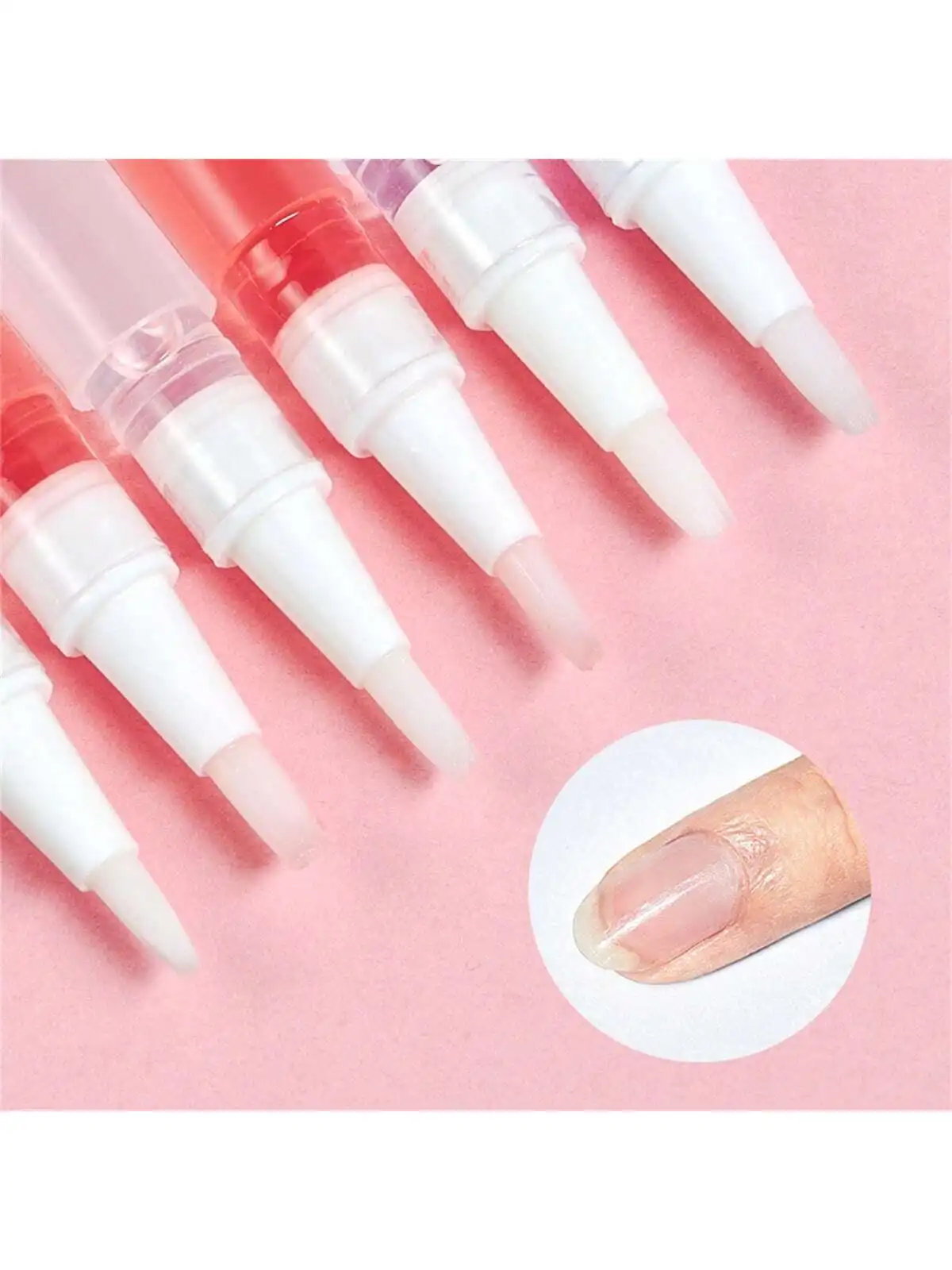Nail Nutrition Oil Pen Nail Strengthener for Thin Nails And Growth 6 Smells Nail Treatment Cuticle Revitalizer Oil Manicure Nail