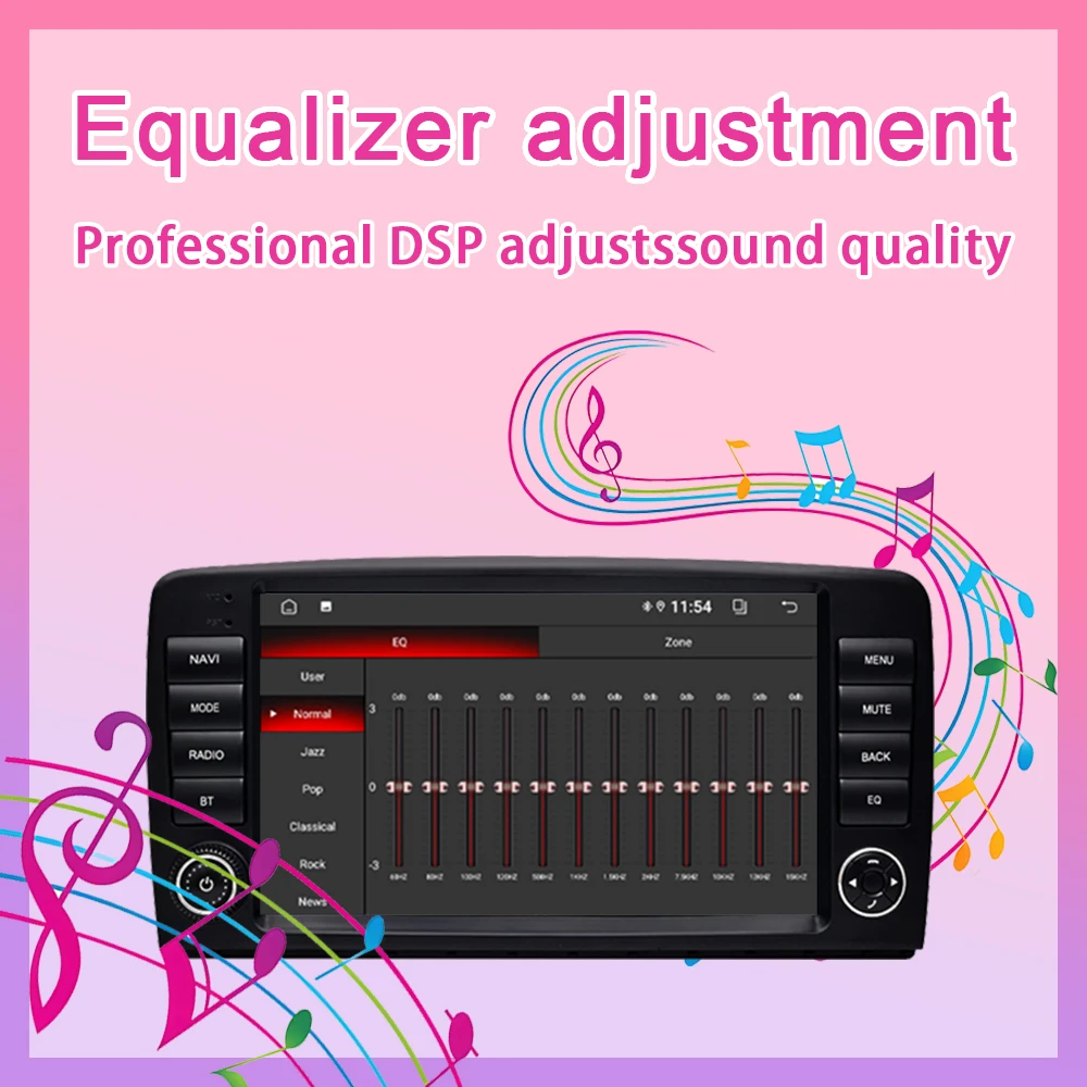 لمرسيدس بنز R-Class (W251 R280 R300 R320 R350) أندرويد 13 راديو السيارة Carplay أندرويد مشغل فيديو الوسائط المتعددة التلقائي