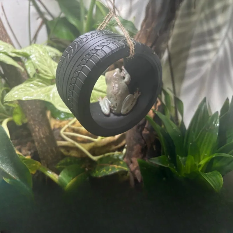 Geckos, lizards, frogs and other reptiles/amphibians tire swings (excluding ropes) feeding box decoration 3D printing