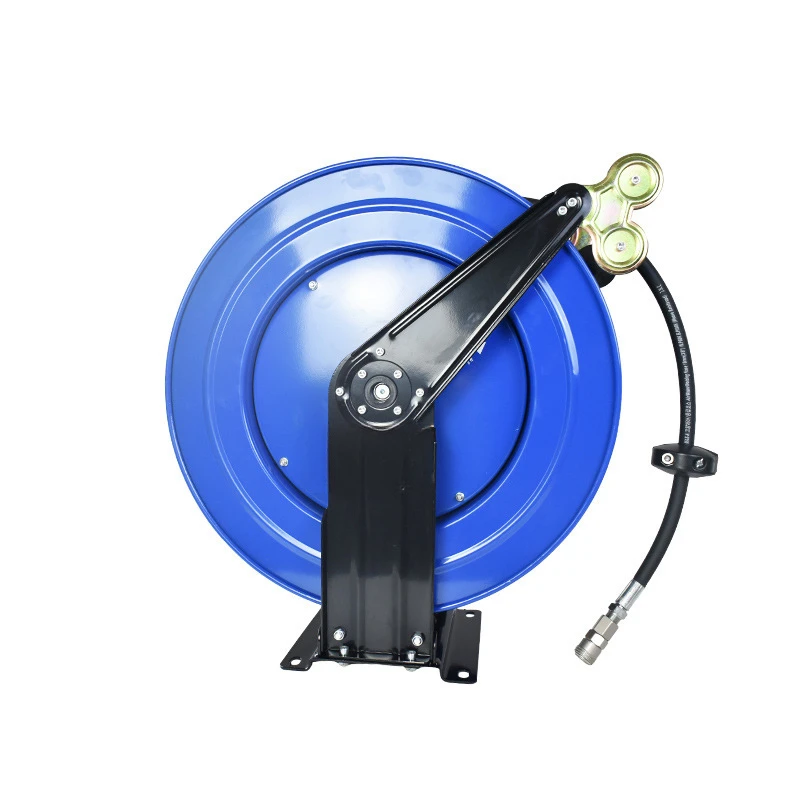 High pressure pneumatic tool air cannon reel, automatic telescopic trachea reel, spring reversing air drum