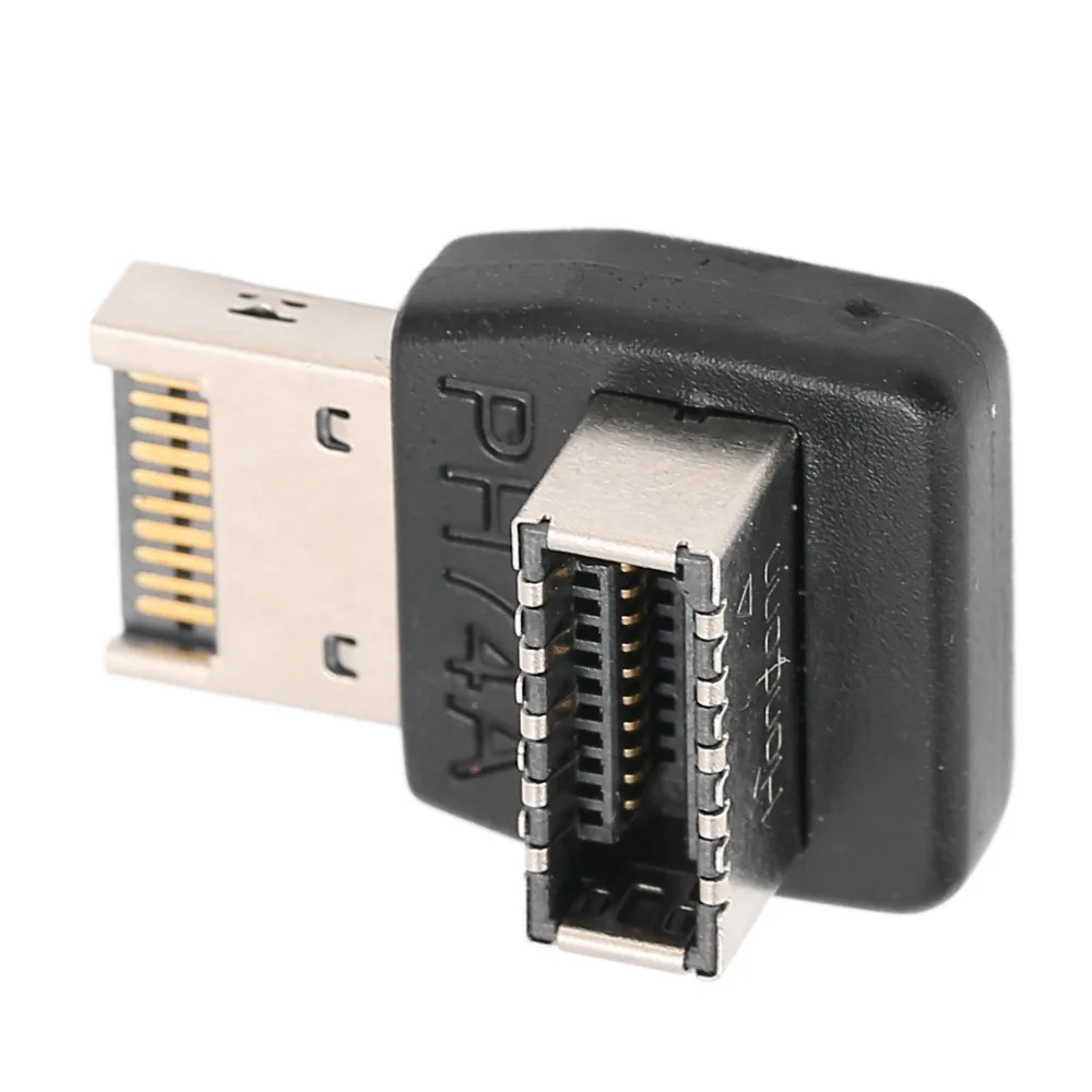 

PH74A Right Angle USB Type E Adapter 90 Degree Plug and Play USB3.1 TYPEE Adapter Right Angle Design Right Angle Adapter
