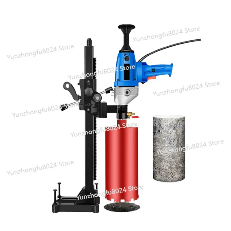 

Handheld Diamond Drilling Machine Bracket Drilling Machine Support Aluminum Drill Holder Lifting Column Frame