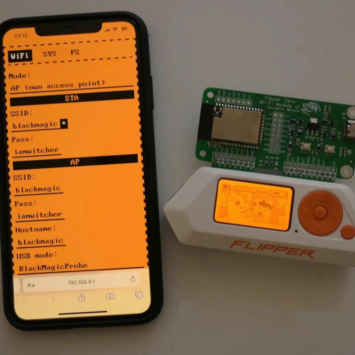 FlipperssZerossWi-Fi Development Board NRF24+ESP32 CC1101 Antenna Module Flying Mouse ESP8266