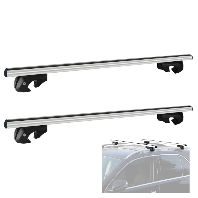 Universal Adjustable Removable Aluminum Alloy Safety Lock Car Bike Rack Top Cross Bar Bicycle Carrier Luggage Roof Rack