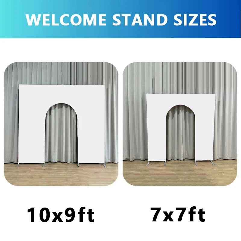 Aluminium 7x7ft Wedding Arch Background Stands Birthday Party Decoration Photo Studio Photography Scene Party Supplies