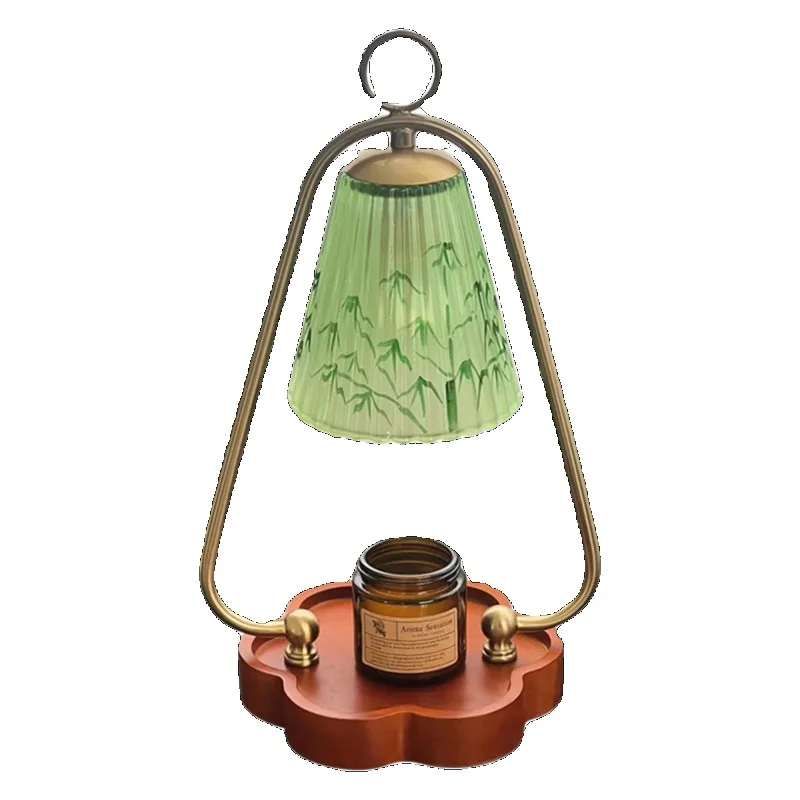 

Aromatherapy lamp Wax melting lamp New Chinese fragrance candle Bedroom smokeless fire temperature control Study tea room atmosp
