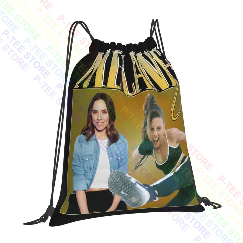 Melanie C Appreciation Kids Sporty Drawstring Bags Gym Bag Newest Training Gym Tote Bag Bags For Travel