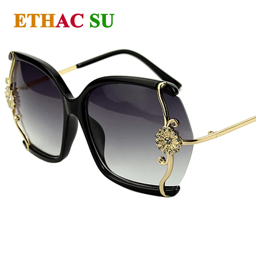 Okulary przeciwsłoneczne damskie Oversize luksusowa marka Design Retro Travel Drive pół-Rimless kwadratowa ramka Vintage okulary przeciwsłoneczne damskie 4 kolory
