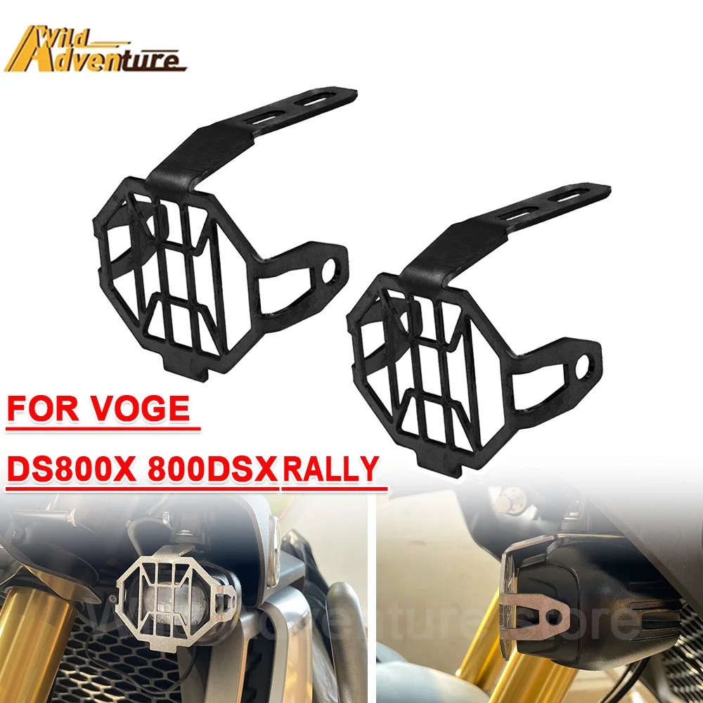 

800DSX Motorcycle LED Fog Light Protector Guard Lamp Cover For VOGE DS800X DS800 X DSX800 Rally Spotlight Auxiliary Light Guard