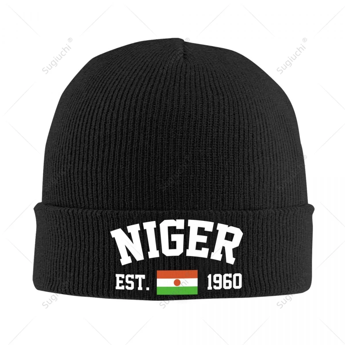 Unisex Niger EST.1960 Knitted Hat For Men Women Boys Winter Autumn Beanie Cap Warm Bonnet