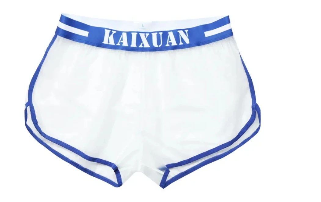 Men's Holiday Beach Board Shorts PVC Transparent Waterproof Masculina Homme Boxershorts Summer Seaside Sexy Waterproof Beachwear