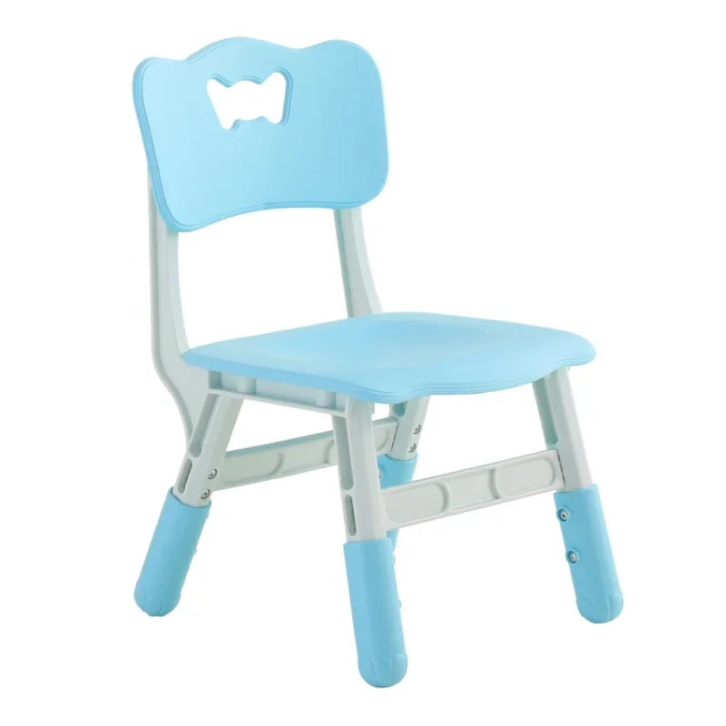 

Kindergarten chair baby plastic lifting chair children's home padded non-slip stool.