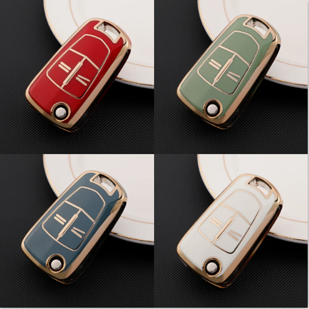 TPU Car Smart Key Case Cover Shell Fob for Vauhxall Opel Astra H Corsa D Insignia Vectra Zafira Signum Protector Bag Accessories