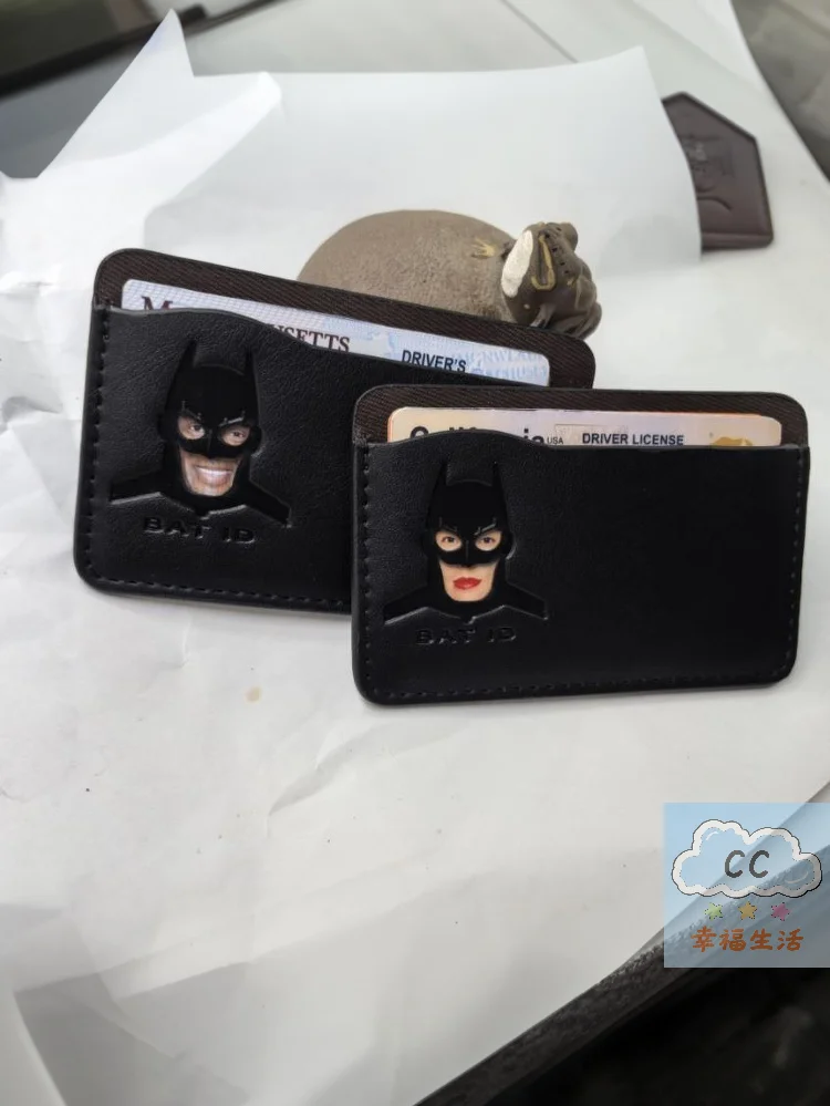 حافظة حامل بطاقات الهوية الجديدة لعام 2026 من HUA Squad Bat - تصميم قناع البطل الخارق المخصص، محفظة قصيرة، هدية لطيفة لمحبي الأبطال الخارقين #6