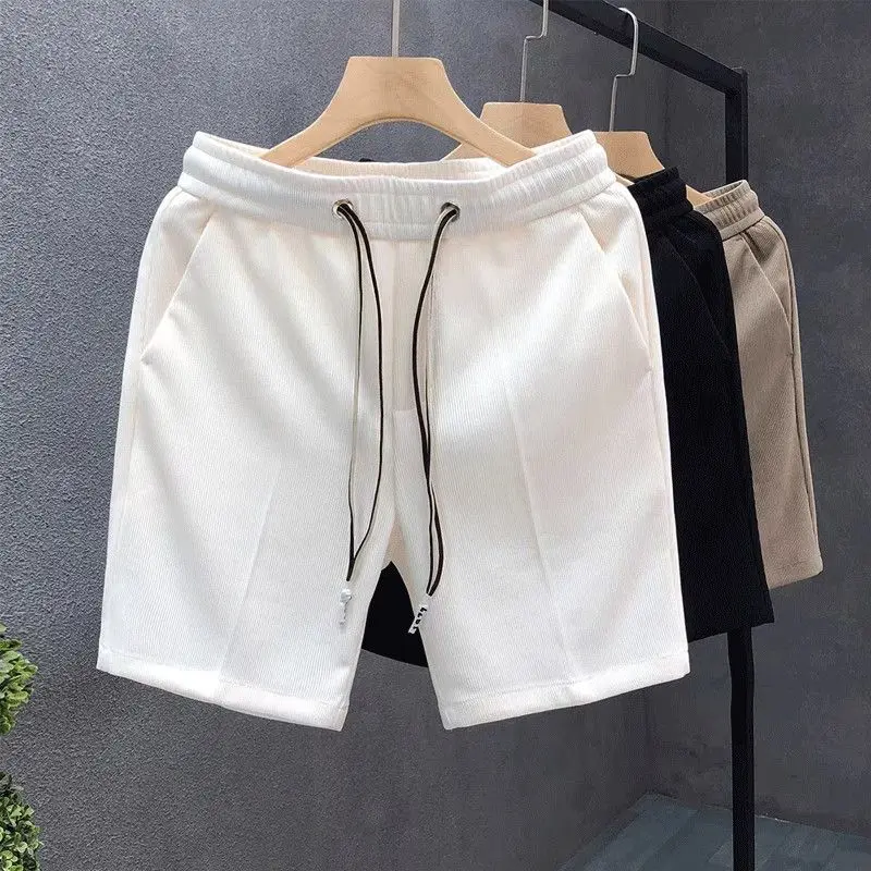 

Men's Clothing Summer Shorts Sports Five-Minute Pants New Style Trendy Versatile Casual Wear Lightweight Breathable Everyday