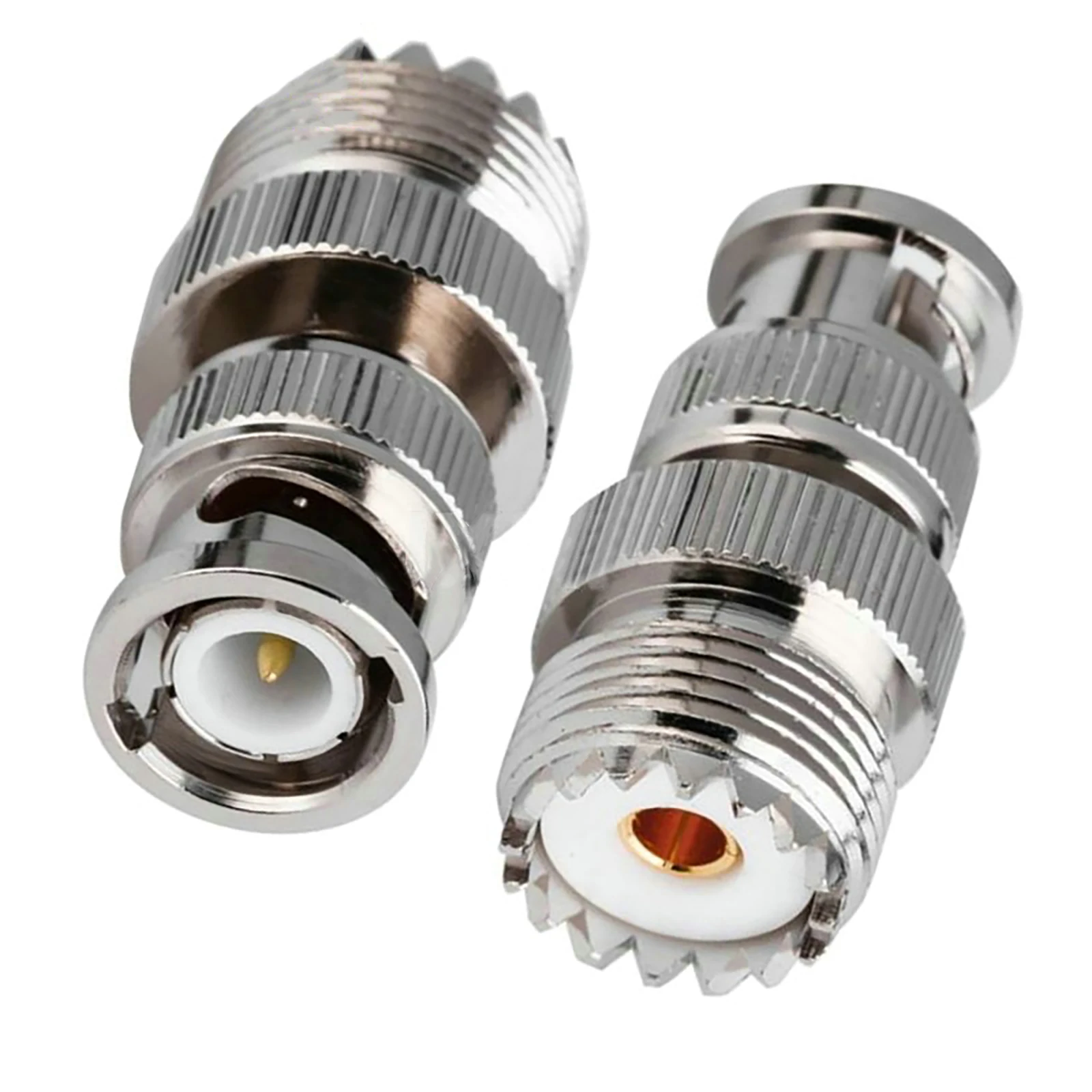 2Pcs BNC Male Plug To UHF SO239 PL-259 Female Jack RF Coaxial Adapter Cable Connector Electrical Equipment & Supplies Contactors