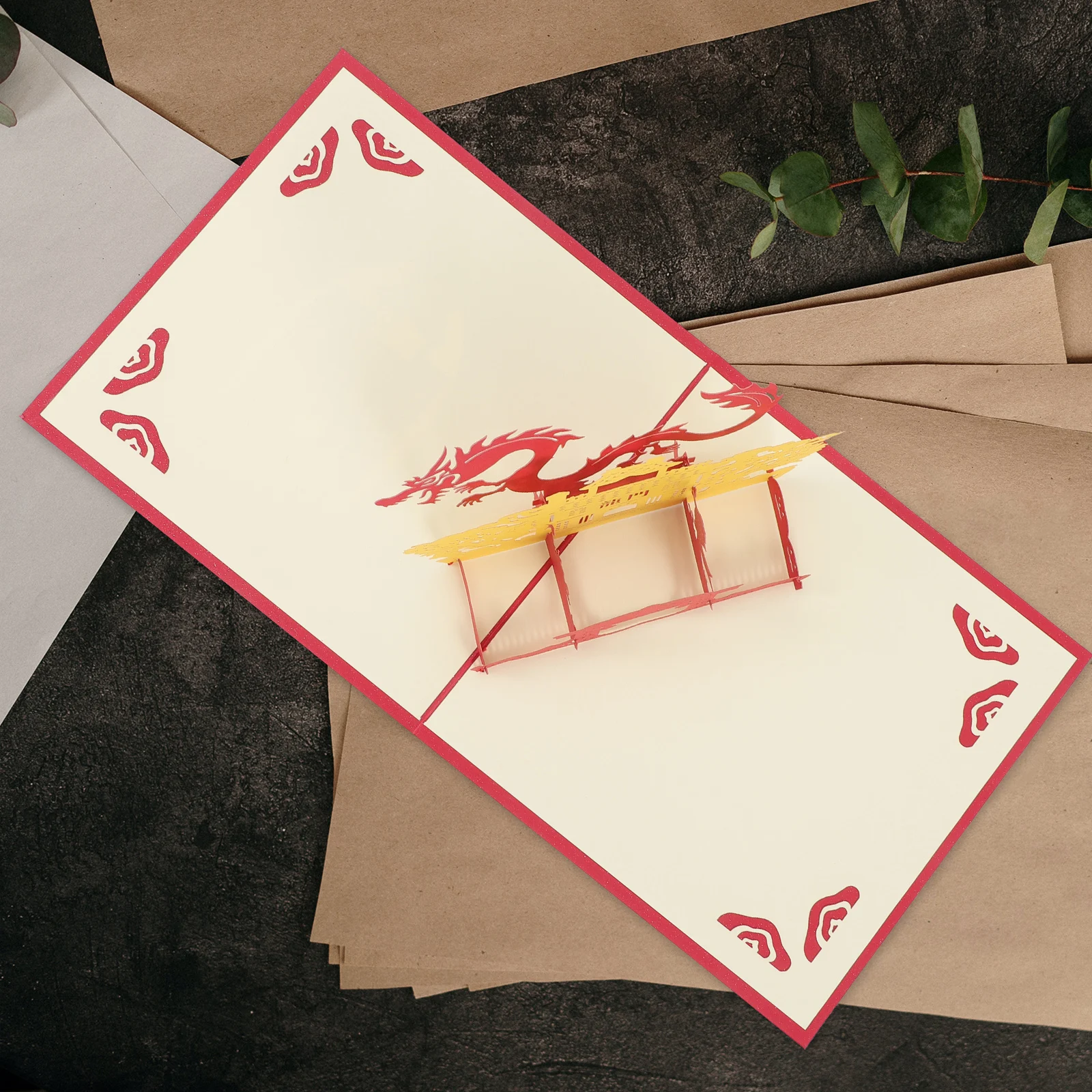 

Fish Leaping Cards Thick Sturdy Paper Classic Color 3D Design Greeting Cards Graduation Anniversary Wife Friends