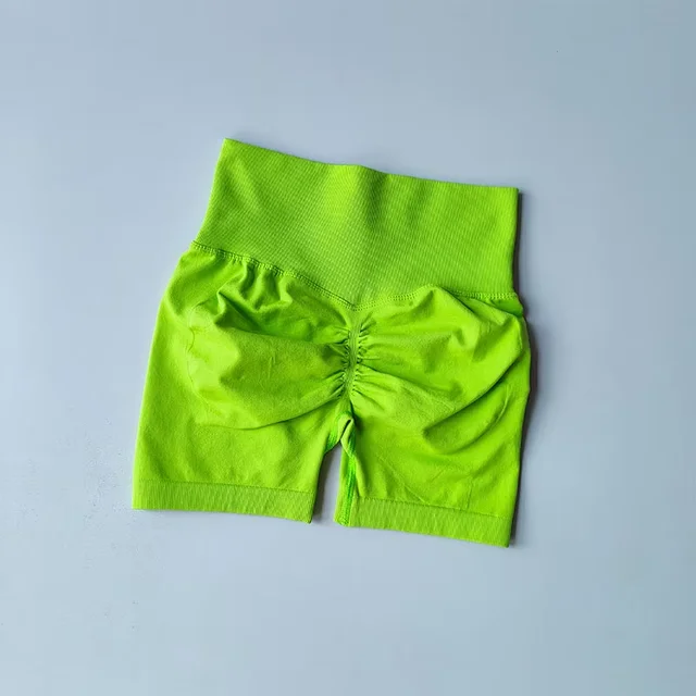 Peach Hip Lifting Sports Shorts Women High Waist and Waist Tightening Slimming Running Hip Speed Drying Three Point Tight Pants 3
