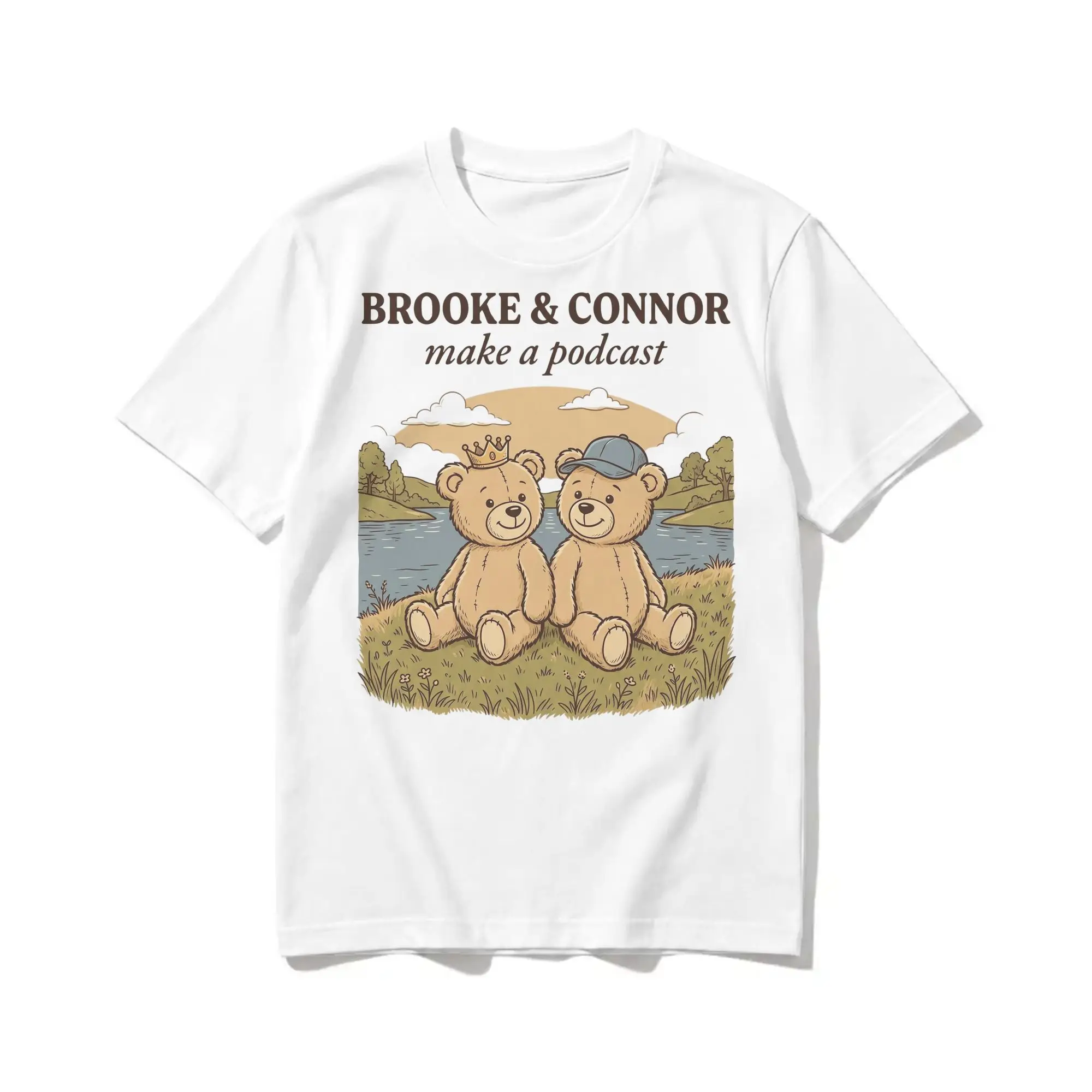 Bncmap Bear Brooke & Connor T Shirts Men Women's Cotton Hipster T-Shirt Crewneck  Tees Short Sleeve Clothes Printed