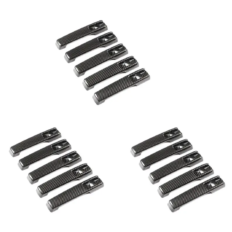 

Well 15X Car Carbon Fiber Exterior Door Handle Trim Cover For Mercedes Benz G Class W463 W464 G65 G55 G63 G500 G550 2019-2020