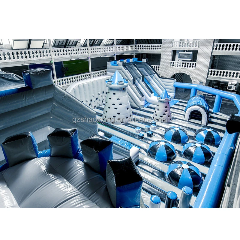 Indoor Inflatable Bounce Slide - Outdoor Adventure Course review and price