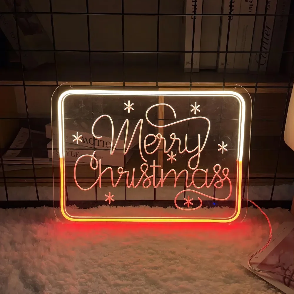 Vrolijk Kerstfeest Neon Bord Graf Coole Dingen Naar De Kamer Op Maat Neon Voor Kerstcadeaus Feest Feestelijke Sfeer Muur Decor