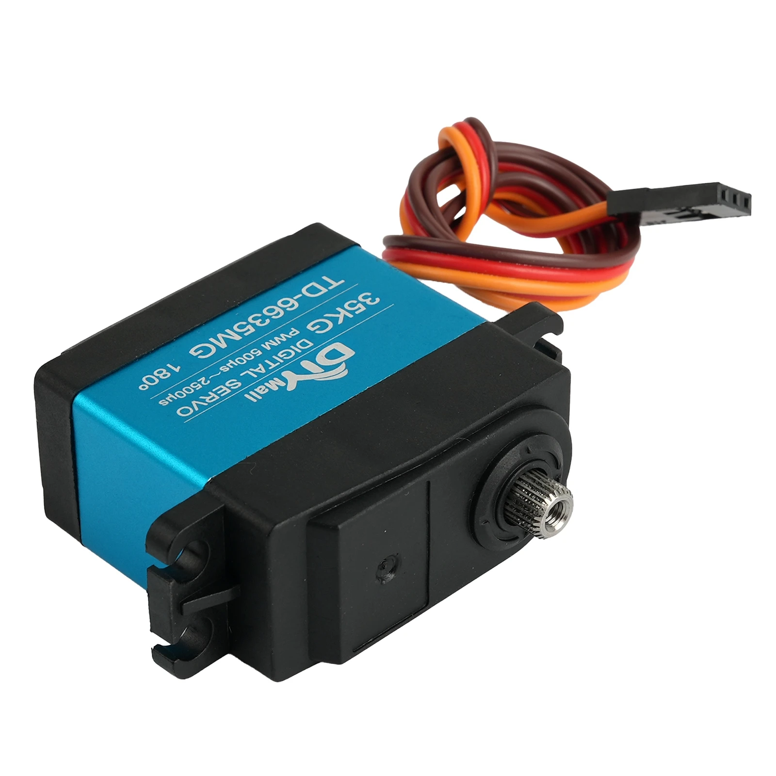 TD-6635MG 35kg Digital Servo 4.8-8.4V 180°/270°/360° Multi-Mode Carbon Brush Motor for Heavy-Duty RC Industrial Robots