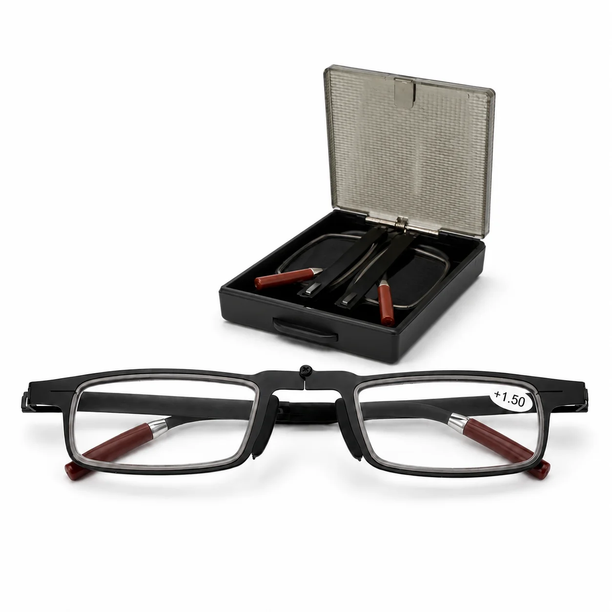 Hängende Stretch-Lesebrille Ultraleicht Anti-Ermüdung für Alterssichtigkeit, Unisex-Brille für Computerarbeit und Handarbeiten – Detail 1