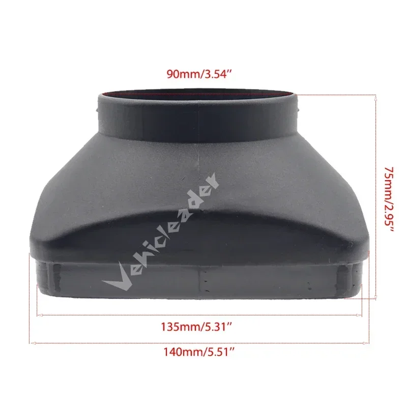 90mm Single One Hole Air Outlet Vent Abdeckung Für Auto Lkw Air Diesel Standheizung Teile Für Webasto Eberspaecher 5KW Heizung