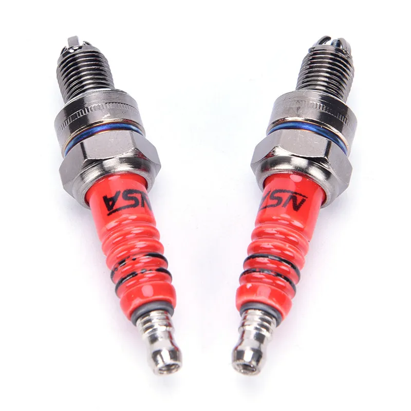 1pc Spark Plug High Performance 3-Electrode For GY6 Scooter Motorcycle Spark Plug Accessories Hot Sale