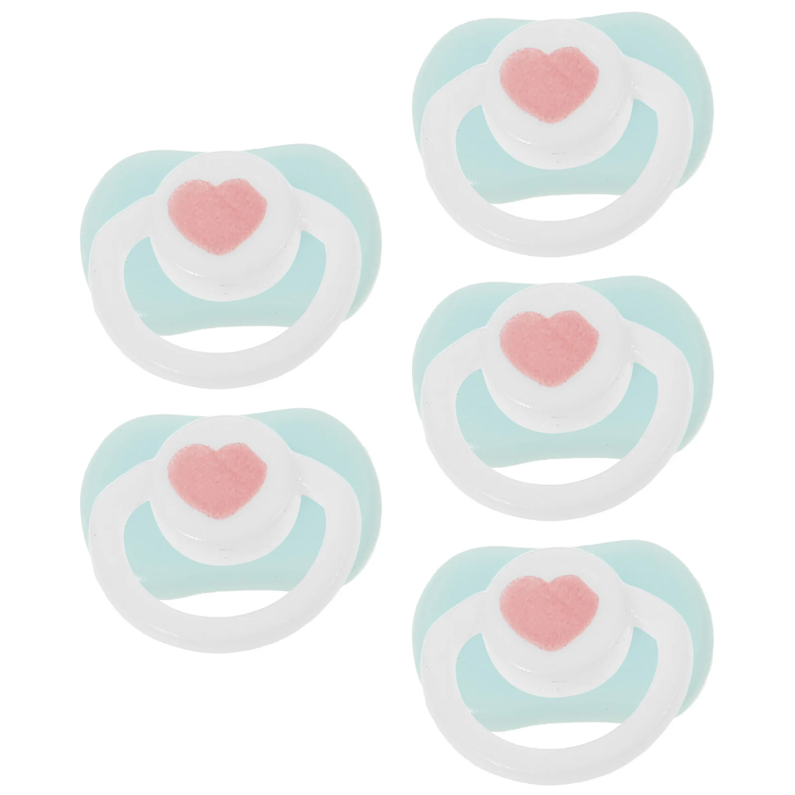 

5Pcs Adorable DIY Pacifier Charms With Fine Craftsmanship For Phone Case And Hair Accessory