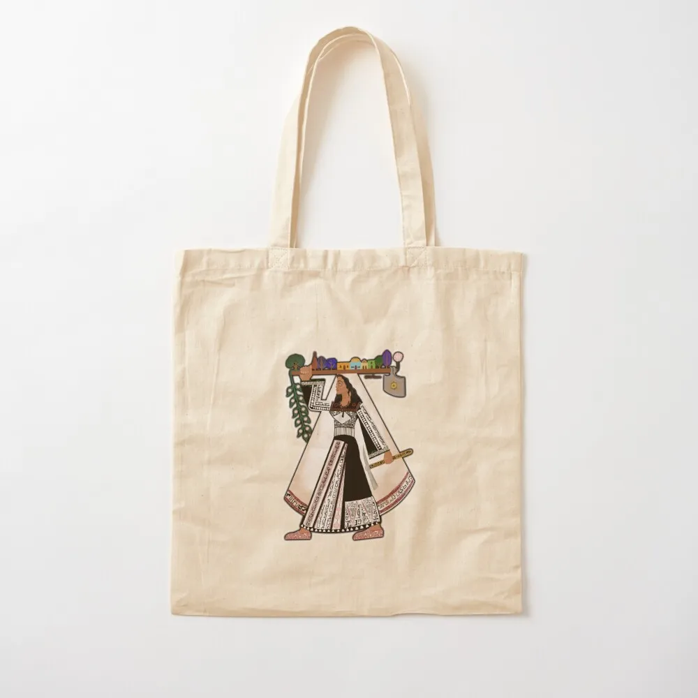 

Woman Carries the Homeland Tote Bag Shopper handbag canvas tote bag