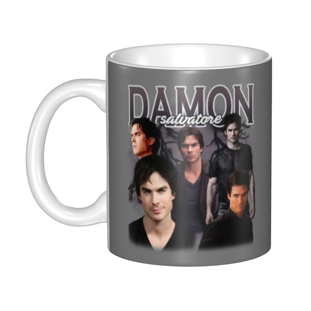 Custom Customized The Vampire Diaries Coffee Mugs DIY Damon Salvatore Ceramic Milk Tea Cups