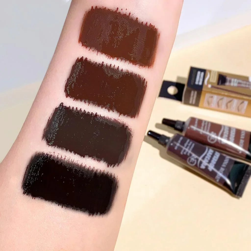 Crème rehausseur de sourcils professionnelle pour femmes, liquide naturel, teinture, ensemble de Pigments de tatouage, Gel à sourcils imperméable durable