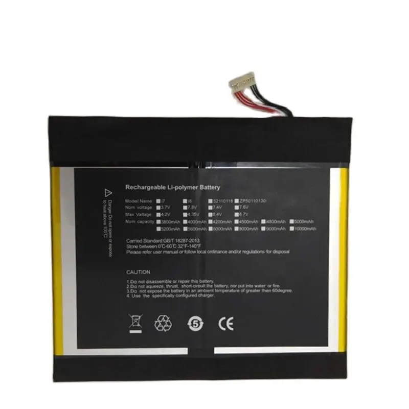 

Battery for Teclast X6 Pro Plus Tablet PC X6pro X6plus New Li-Po Rechargeable H28150170P 28168148 7.6V 5000mAh