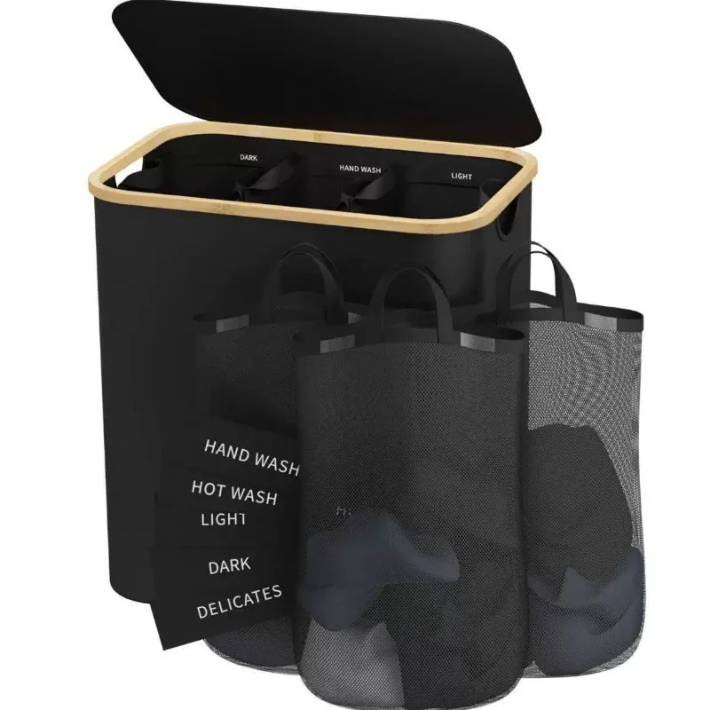 Large Capacity Dirty Clothes Laundry Hamper Toy Storage Waterproof Foldable Collapsible Home Bedroom Laundry Basket Organizer XL