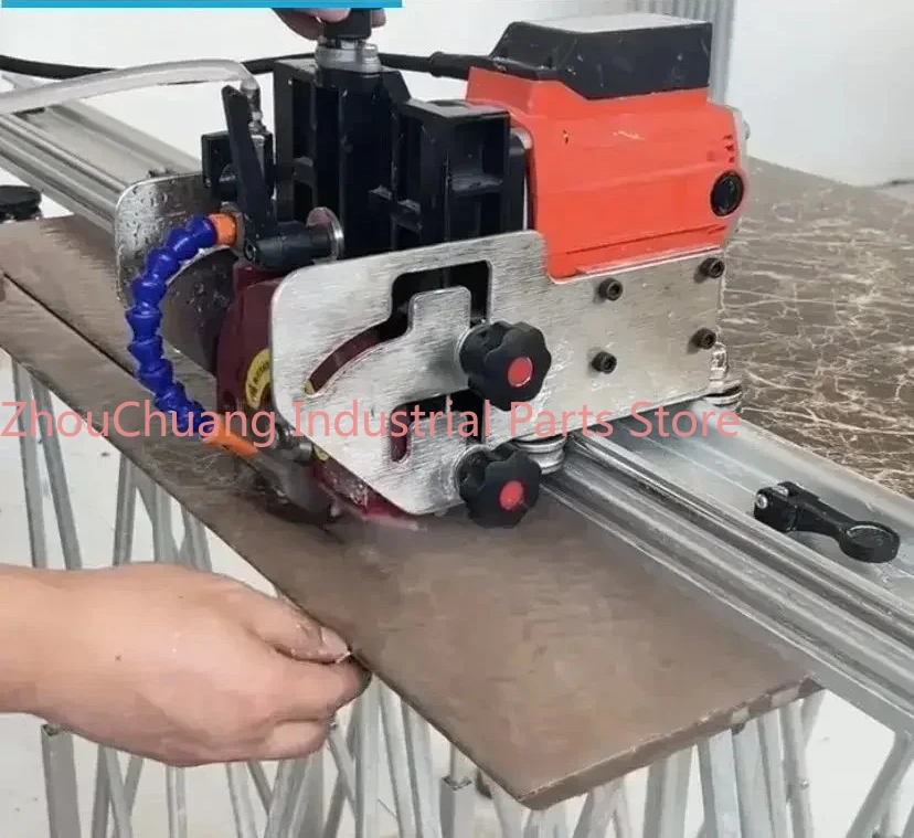 

Rock tile large plate track cutting machine for direct cutting of 45 degree integrated machine stainless steel track