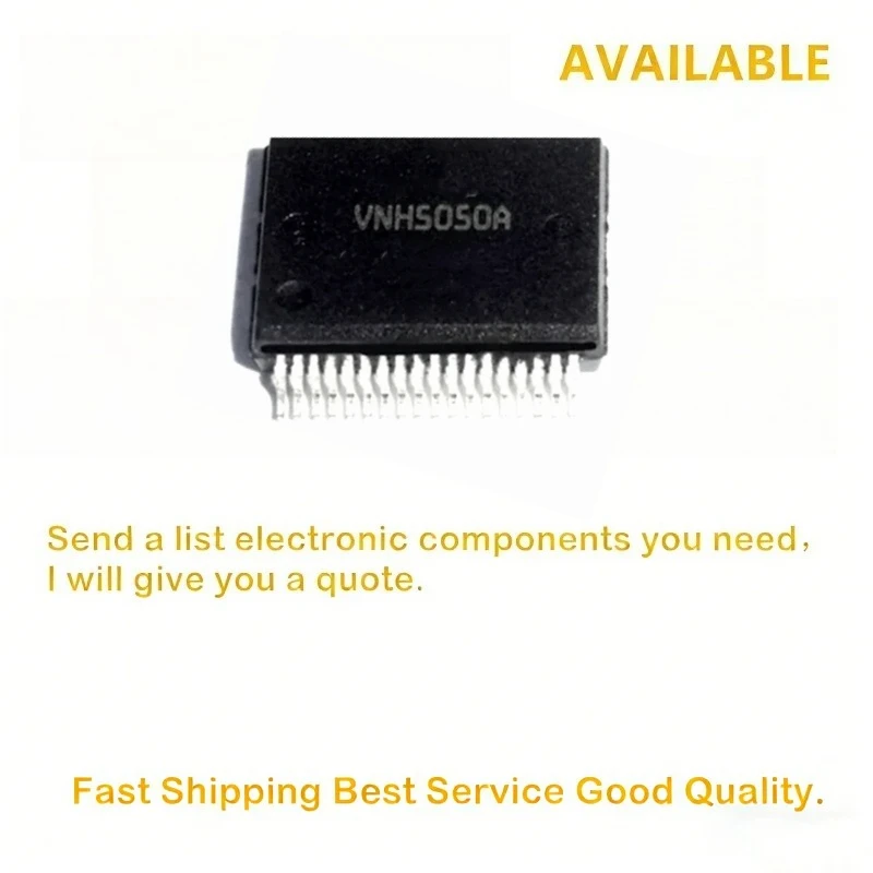 

10 шт. оригинальных чипов VNH5050 VNH5050A HSSOP-36, часто используемых в автомобильных компьютерных платах, в наличии.